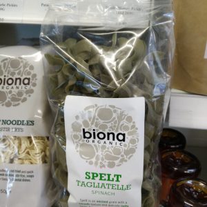 biona spinach tagliatelle