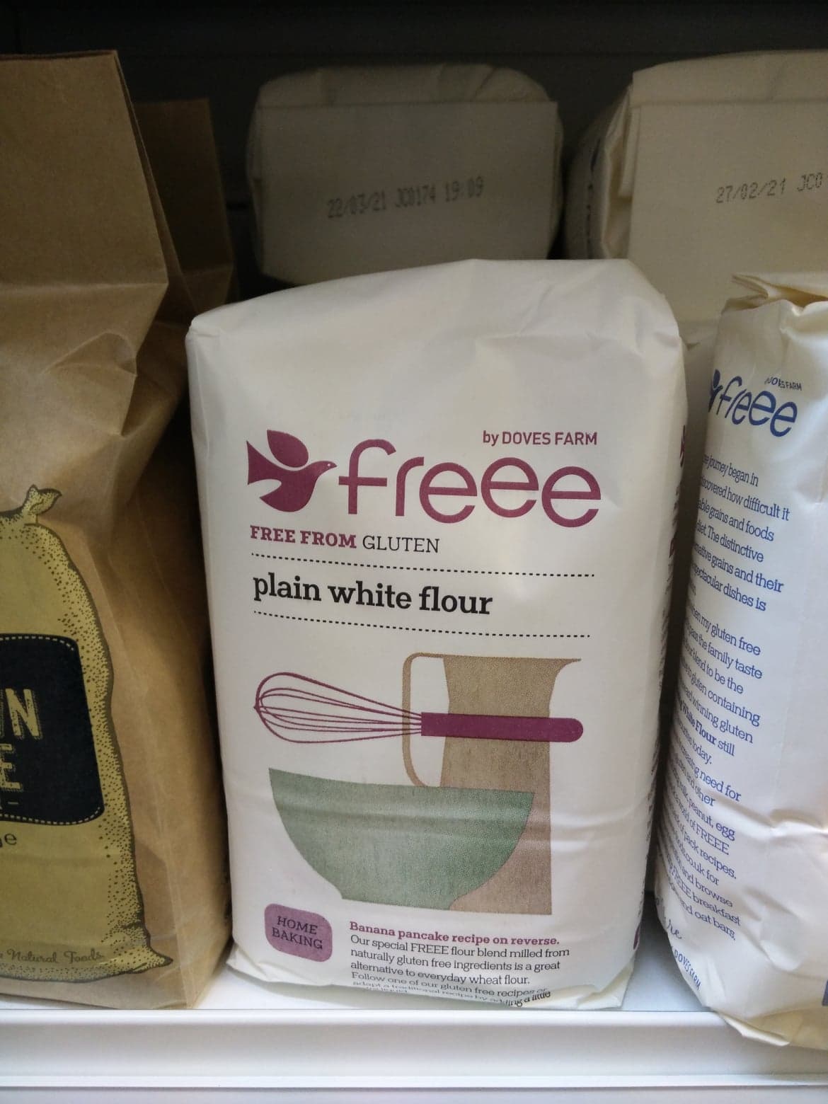 doves gluten free white