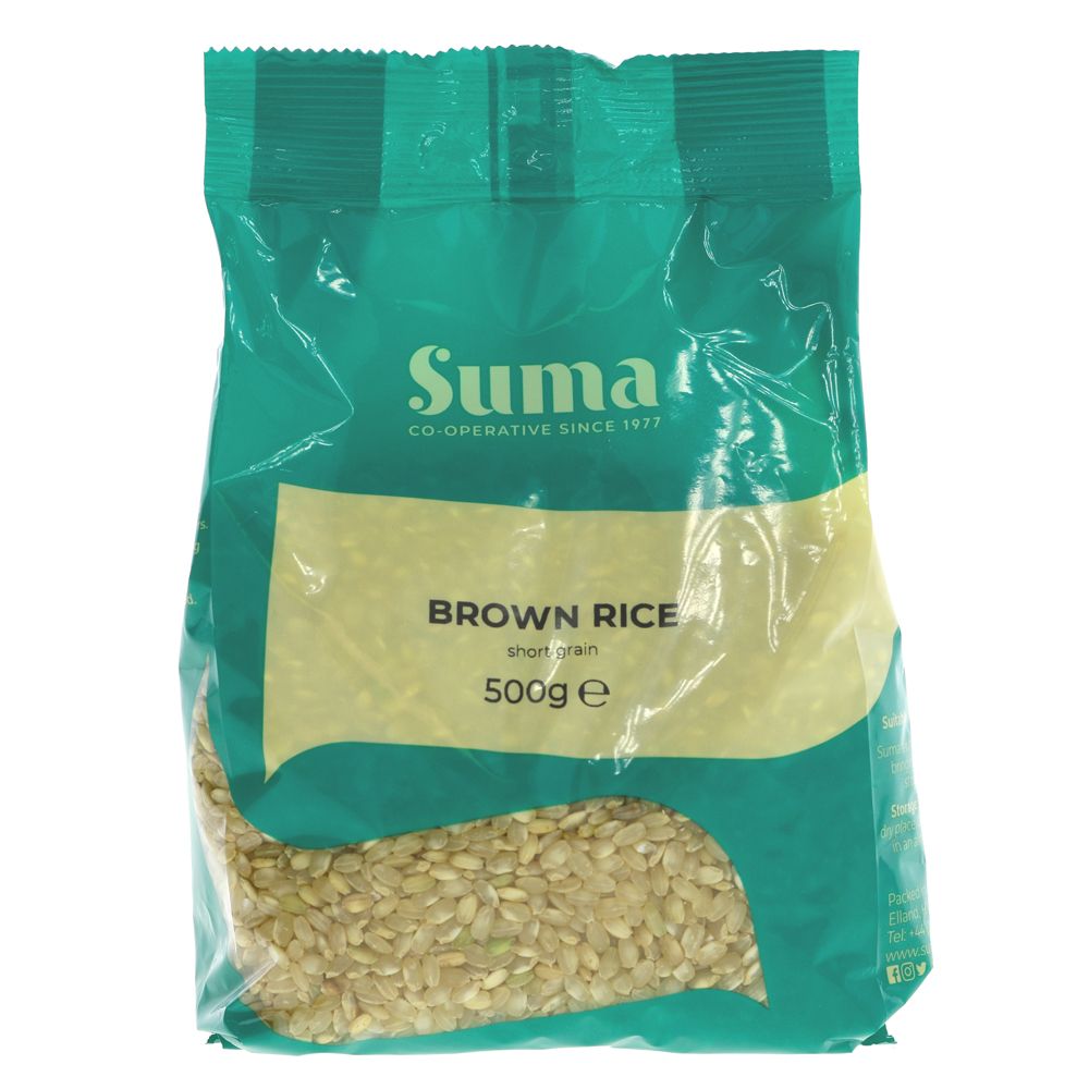 Suma Organic Short Grain Brown Rice 500g Appleseeds Health Store