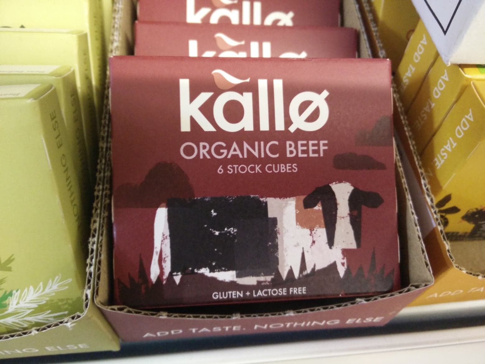 Kallo Organic Beef Stock Cubes Appleseeds Health Store