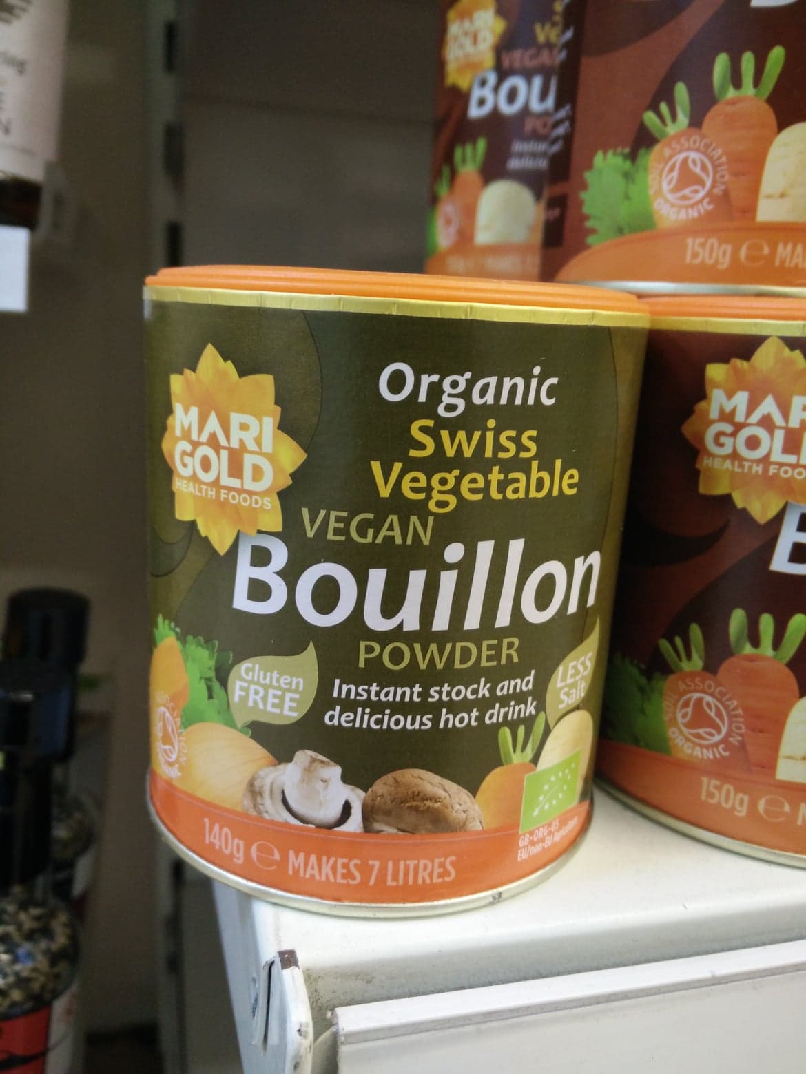 Marigold Organic and Less Salt Vegan Bouillon Powder 140g Appleseeds Health Store