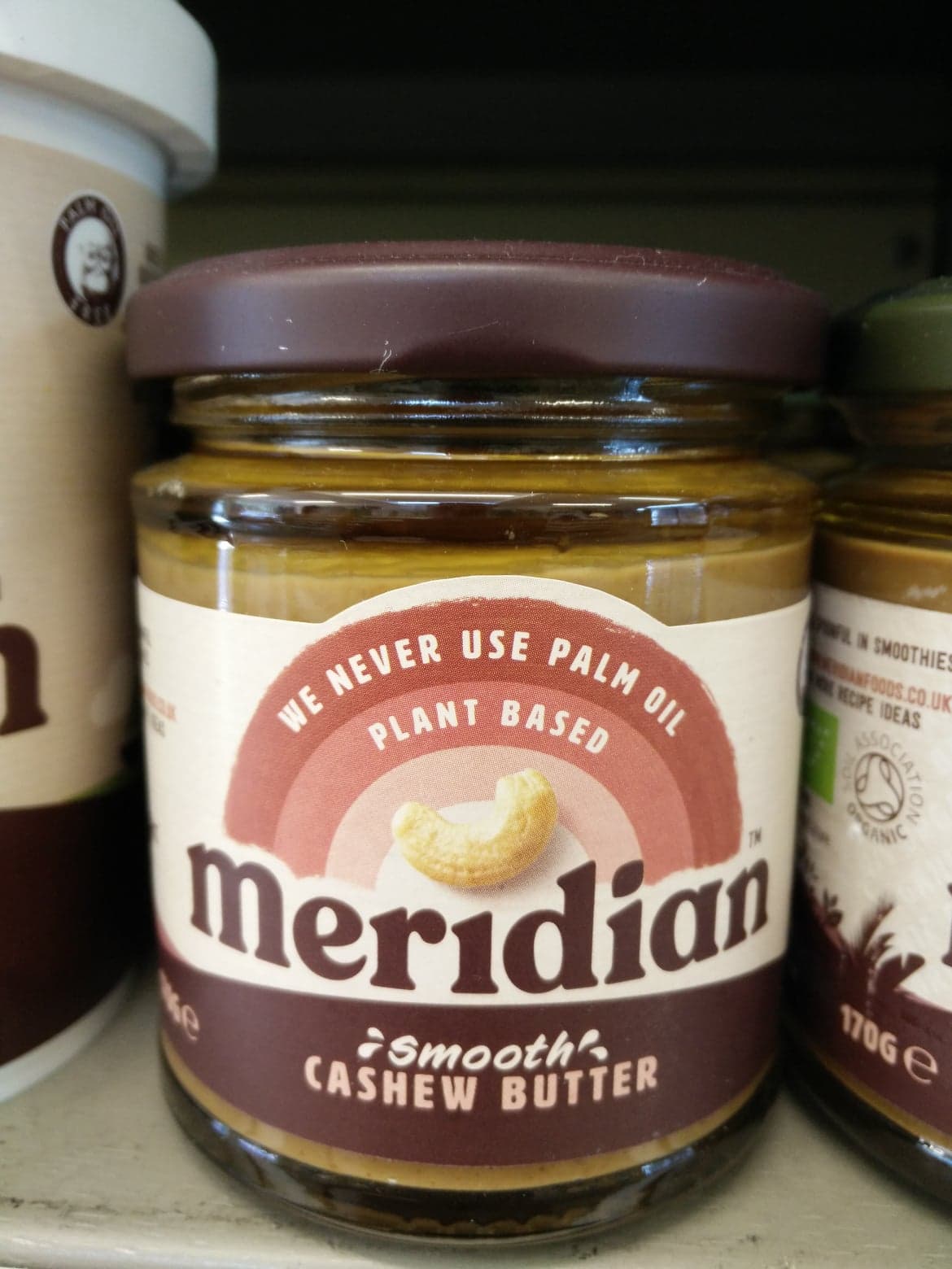 Meridian Cashew Butter Smooth 170g Appleseeds Health Store