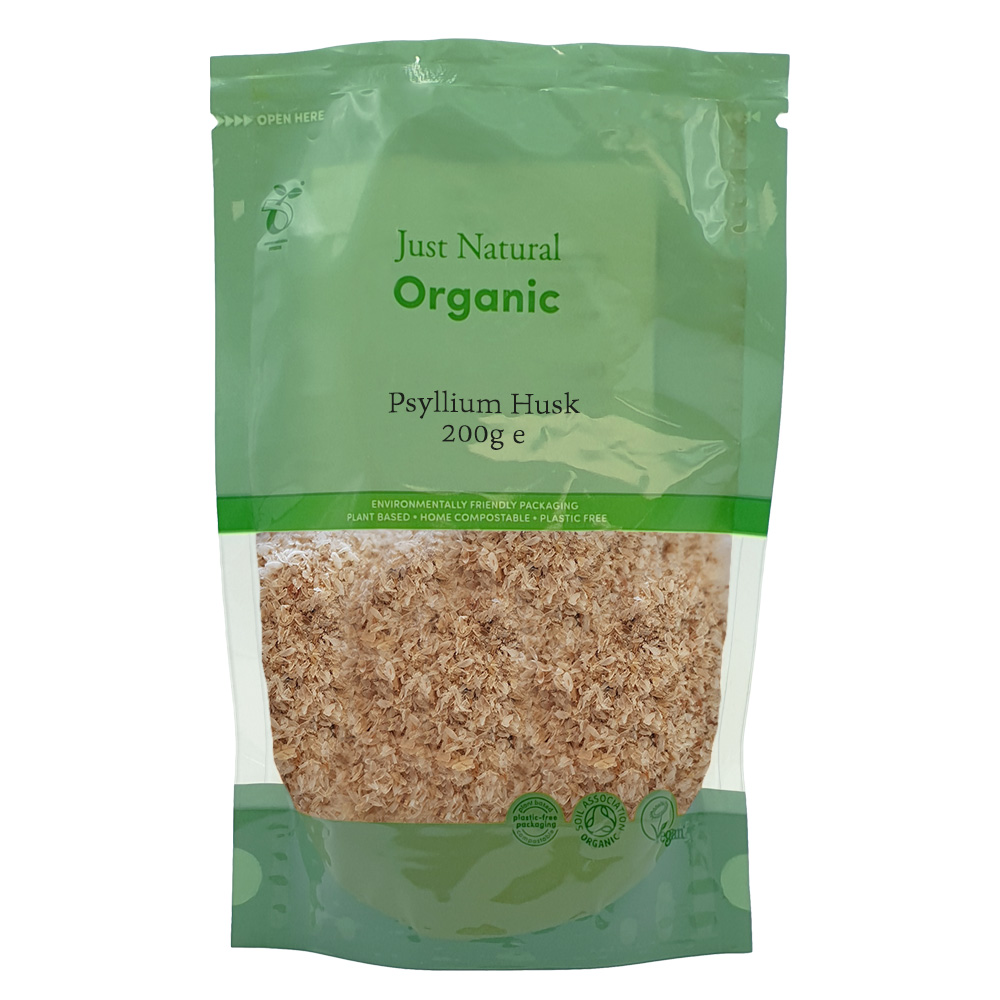 Just Natural Organic Psyllium Husks 200g Appleseeds Health Store