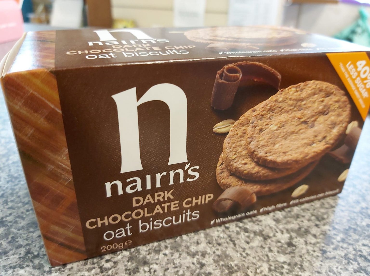 Nairn's Dark Chocolate Chip Oat Biscuits 200g Appleseeds Health Store