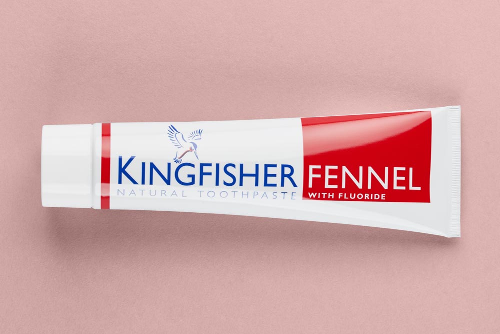 Kingfisher Toothpaste Fennel, with Fluoride 100ml Appleseeds Health Store