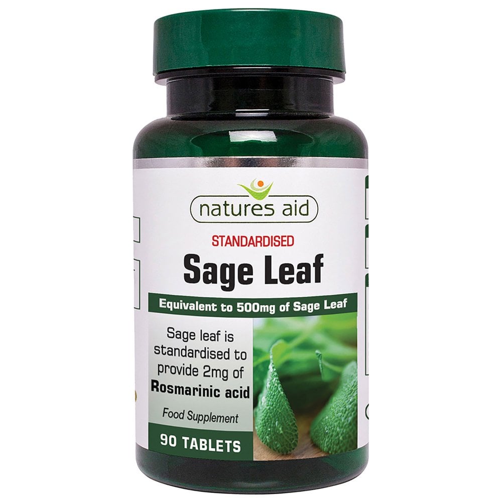 Natures Aid Sage Leaf 90 tablets Appleseeds Health Store