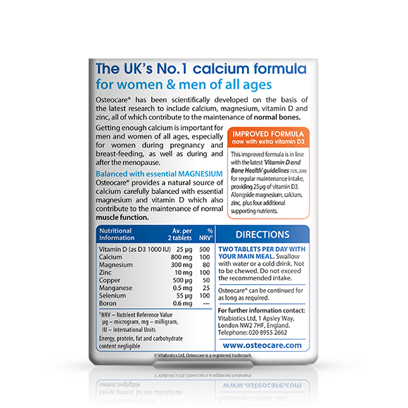 Vitabiotics Osteocare Original Appleseeds Health Store